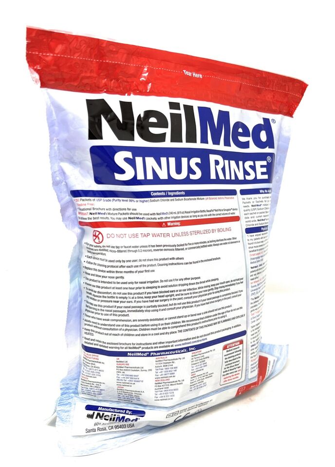 COMBO 250 GÓI MUỐI NEILMED RỬA MŨI
