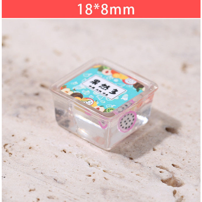 Mô hình hộp mứt nhỏ trang trí tiểu cảnh nhà mô hình, nhà Dollhouse DIY