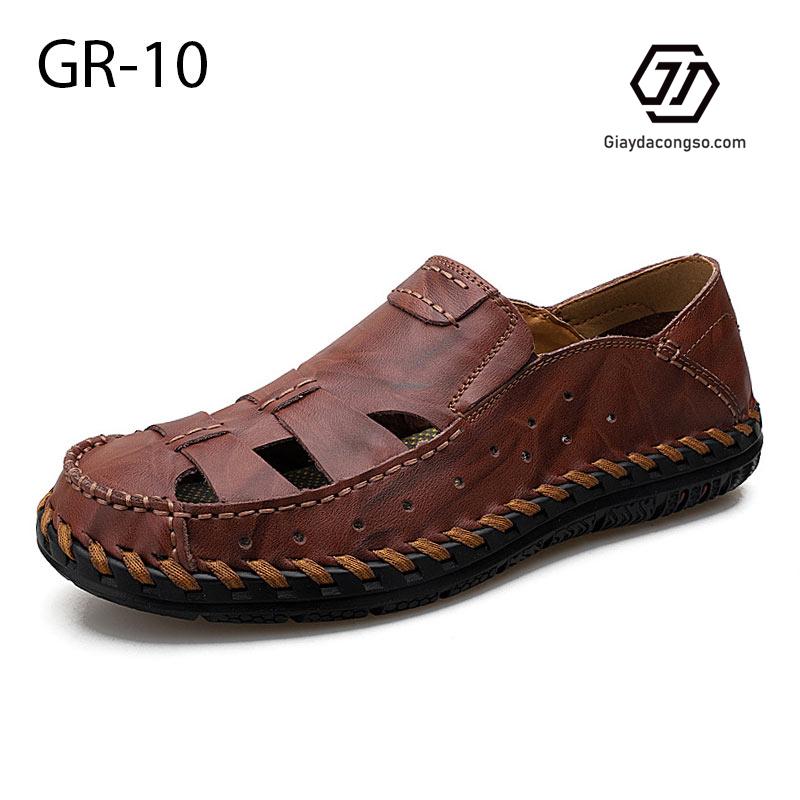 Giày da công sở - Giày rọ nam da bò cao cấp GR10
