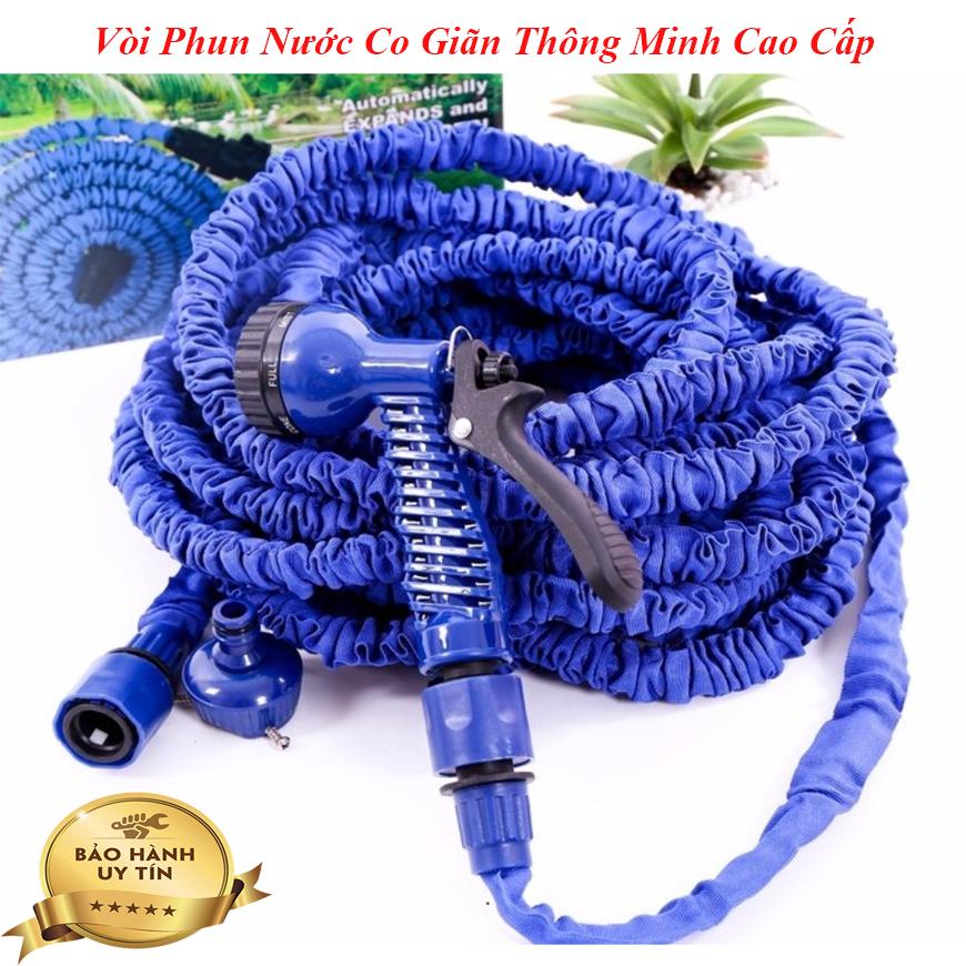 Vòi xịt nước - Dây tưới cây, rửa xe giãn nở, dài tối đa 15M tùy áp lực nước. Vòi Giãn Nở Rửa Xe Tưới Cây 15M Tiện Dụng, Bảo Hành 1 Đổi 1