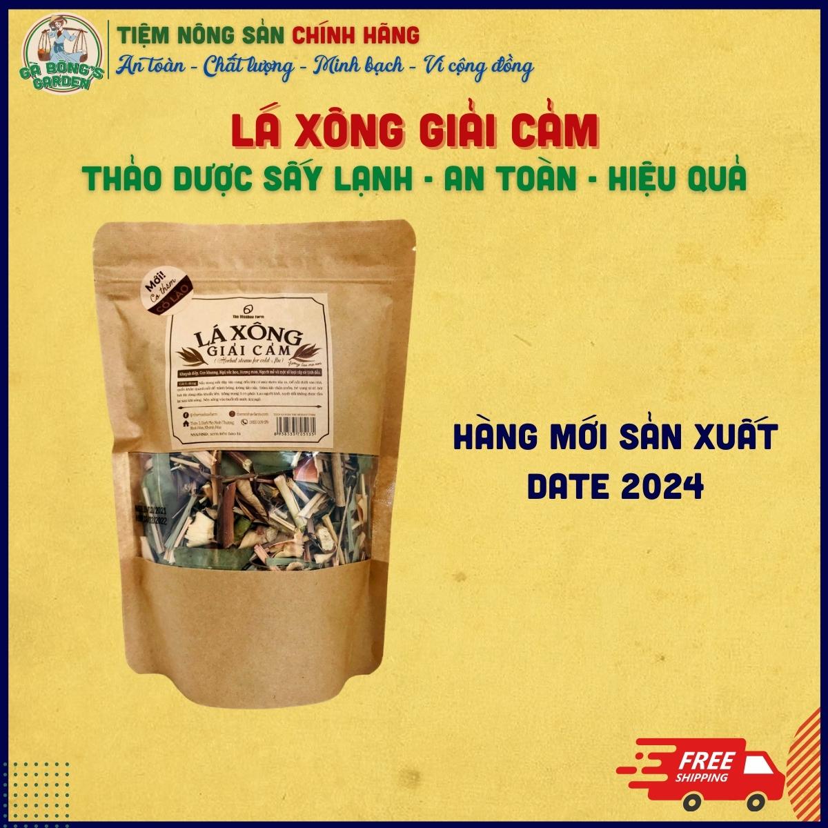 Combo 4 gói lá xông giải cảm the moshav farm thải độc tăng đề kháng đẹp da lá xông sản phụ tắm bé xông nhà