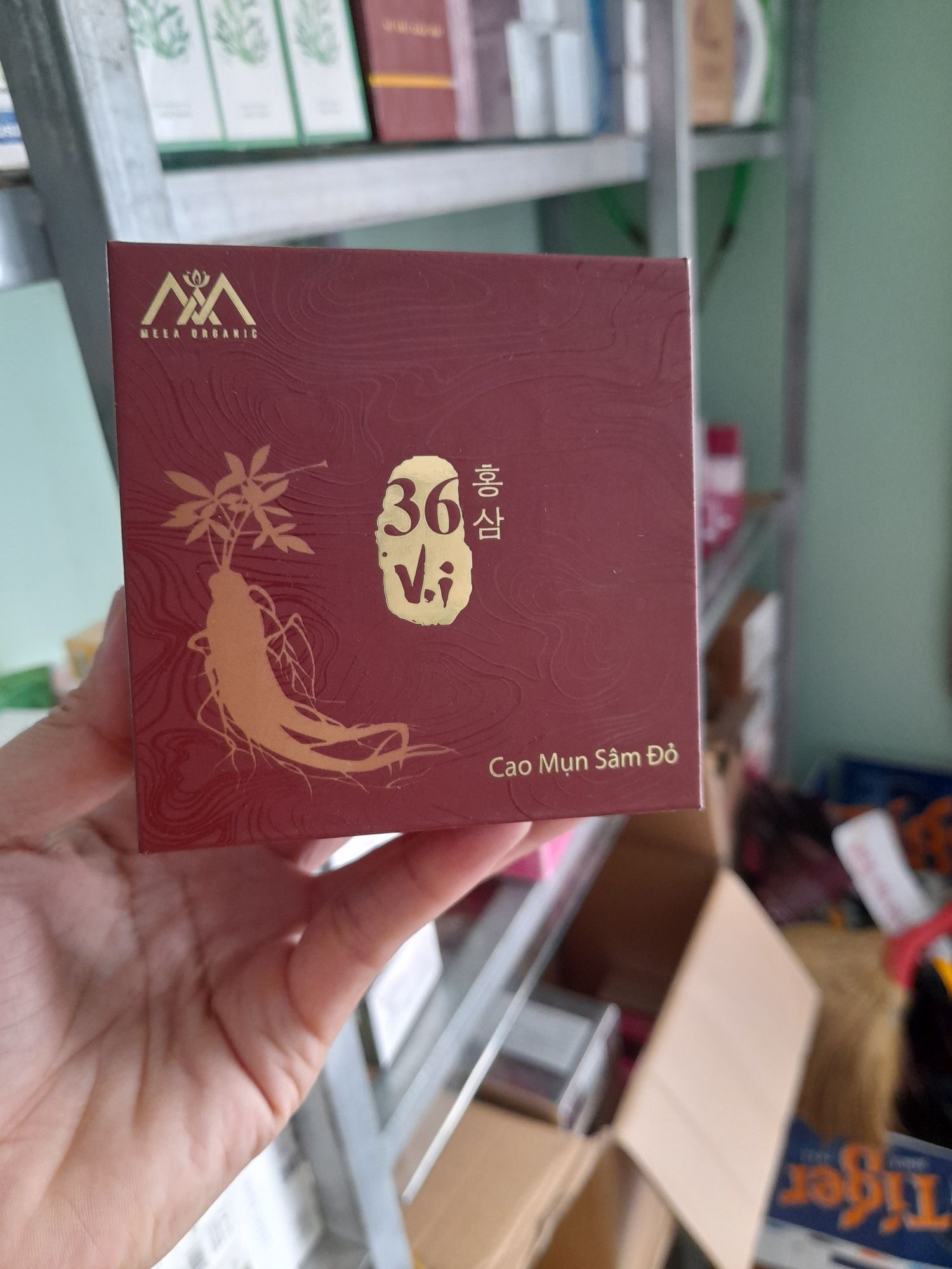 [HCM]cao sâm mụn đỏ hộp lớn chính hãng.