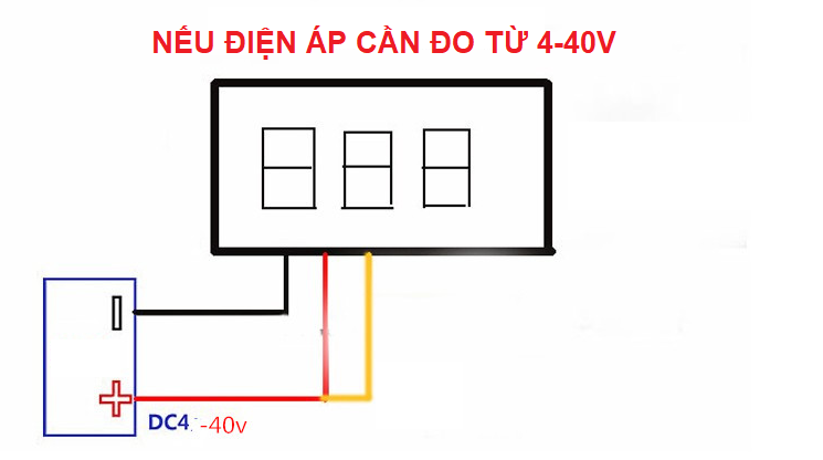 [5 cái] Đồng hồ đo điện áp, Vôn kế DC 0-100V (3 dây) Module mini 0.28inch