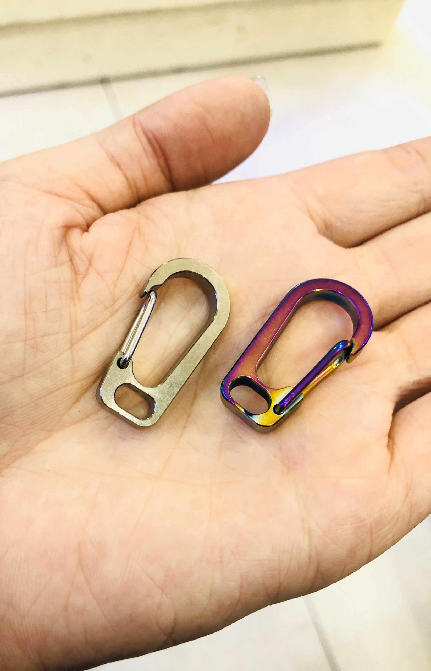 Carabiner EDC Titanium 30mm
