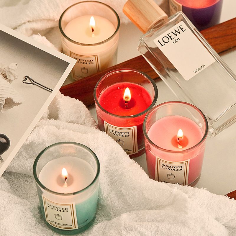 Cốc Nến Thơm Ly Thủy Tinh Scented Candles - Nến Thơm Handmade