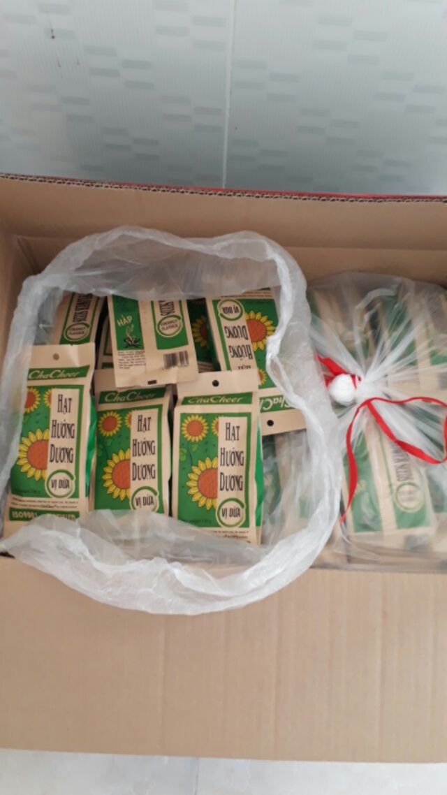 COMBO 10 GÓI HẠT HƯỚNG DƯƠNG CHACHEER VỊ DỪA