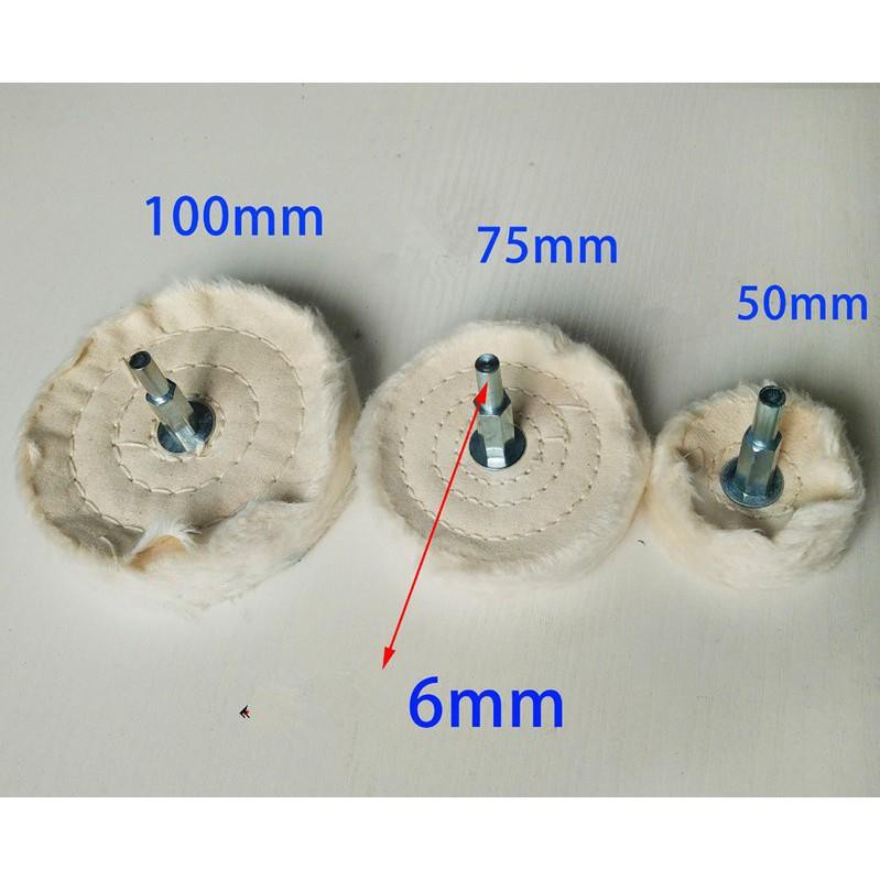 Vải bông đánh bóng hình mặt phẳng 75mm
