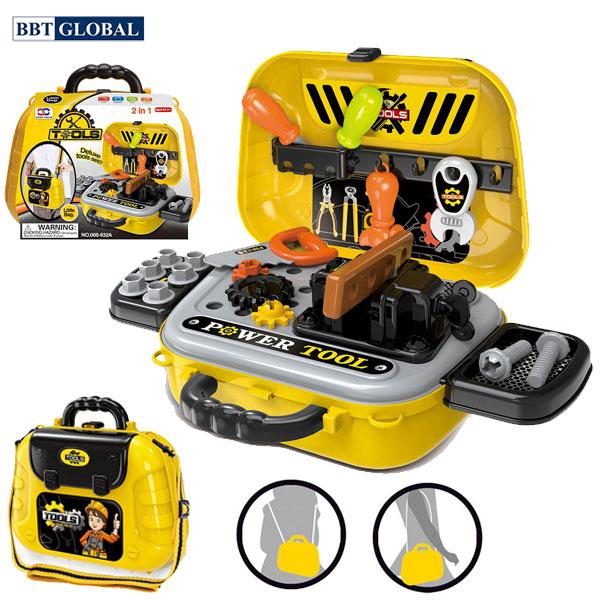 Đồ chơi trẻ em bộ sửa chữa cặp đeo chéo 008-932A - do choi tre em, đồ chơi nhập vai, đồ chơi phát triển