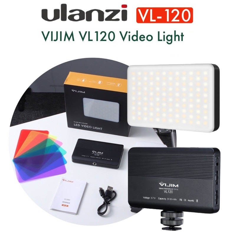 Đèn led mini ulanzi vijim vl120 bi color