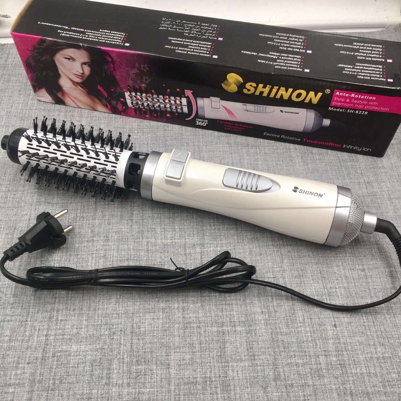 Lược Điện Sấy Xoay 360 Độ Shinon Cao Cấp