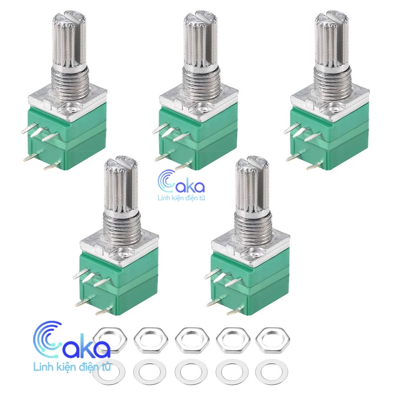 Biến trở công tắc rv097ns 5k 10k 20k 50k 100k 500k 5 chân