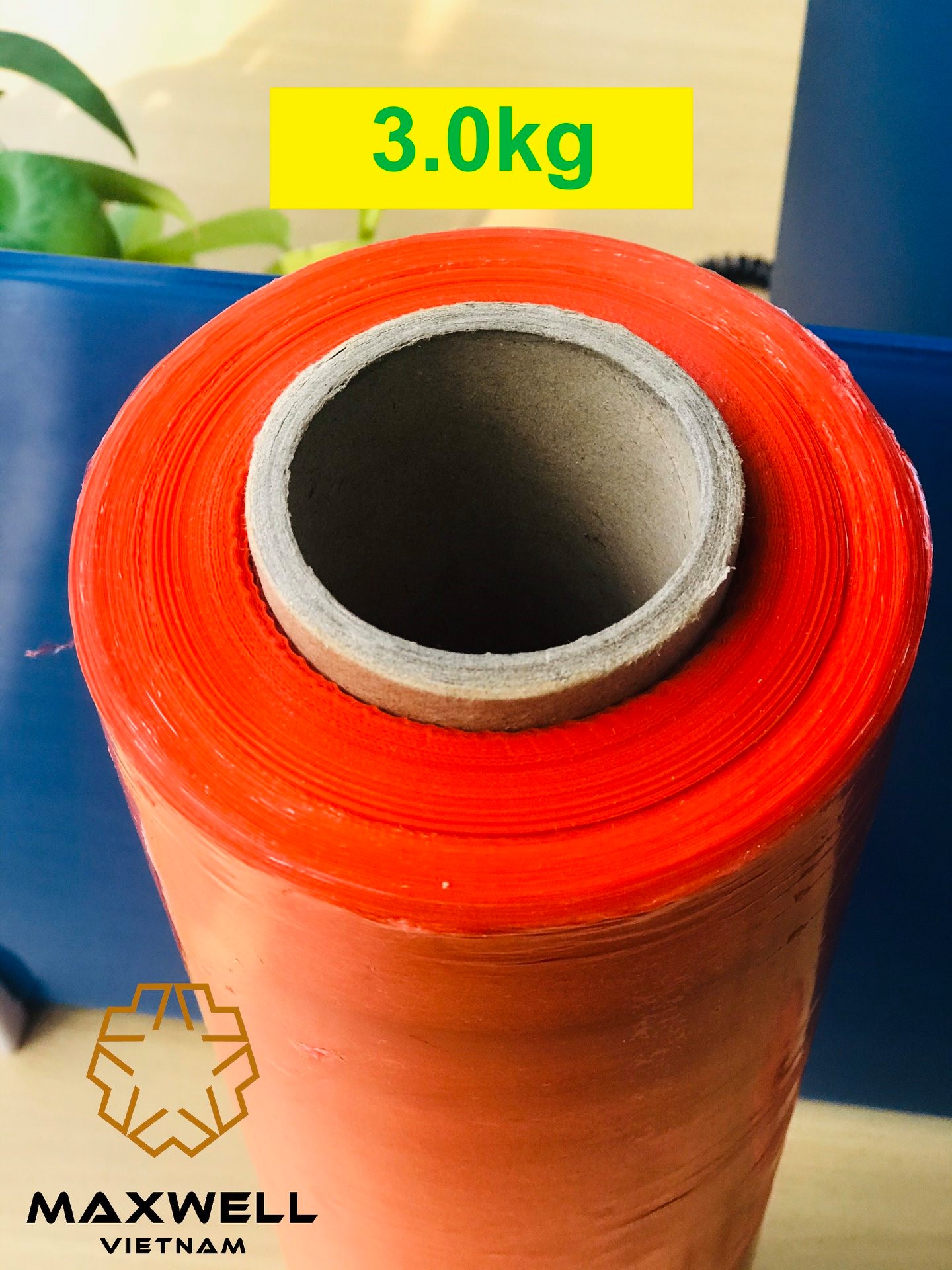 Màng PE  Đỏ quấn hàng 3KG