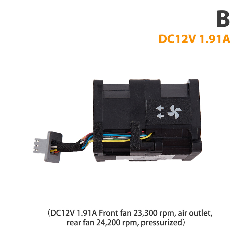Baopan Quạt làm mát không chổi than tốc độ cao DC 12V Máy chủ bạo lực Boost 4056