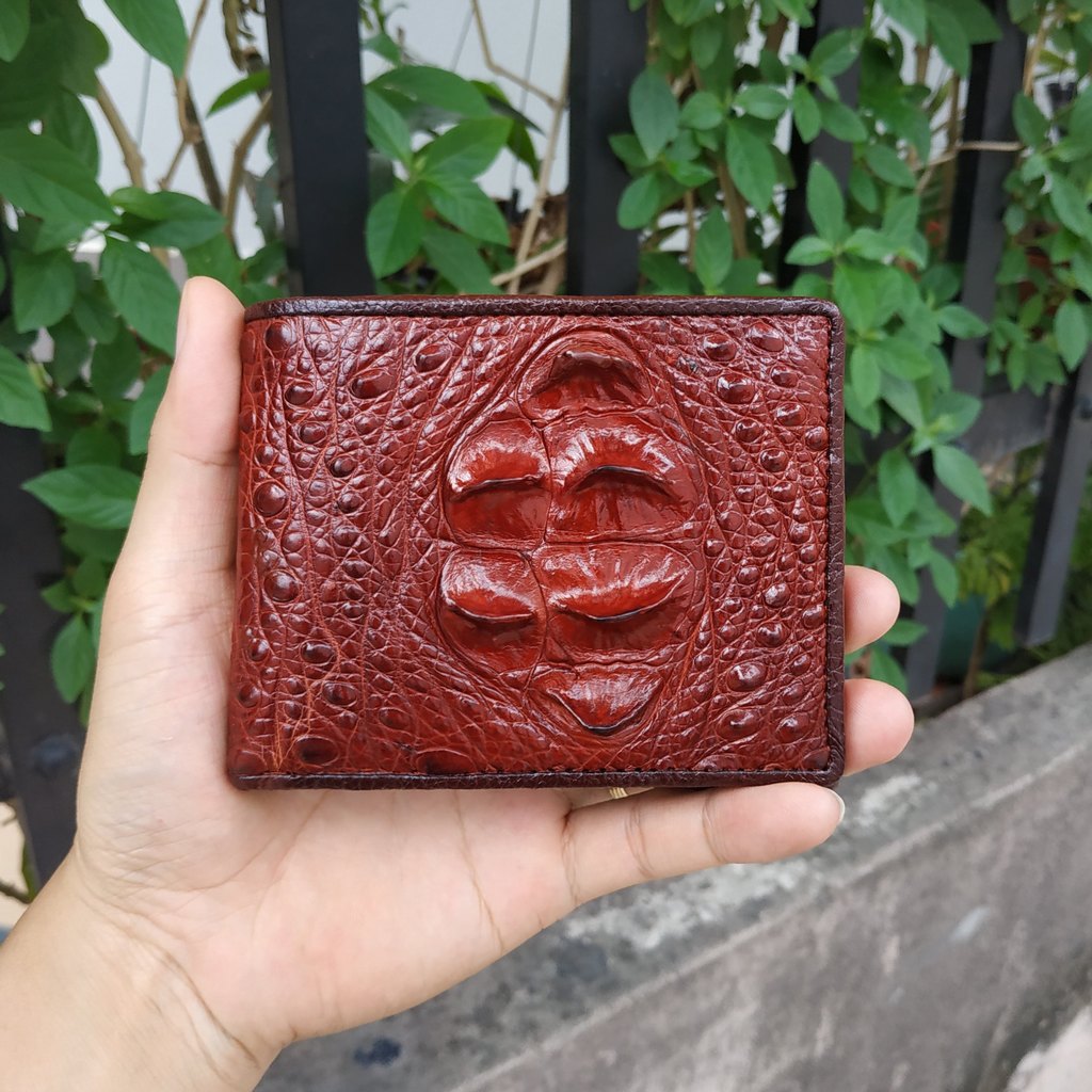 [FREE SHIP] Ví Da Cá Sấu 2 Mặt [GÙ NGUYÊN CON RẤT ĐẸP] V22