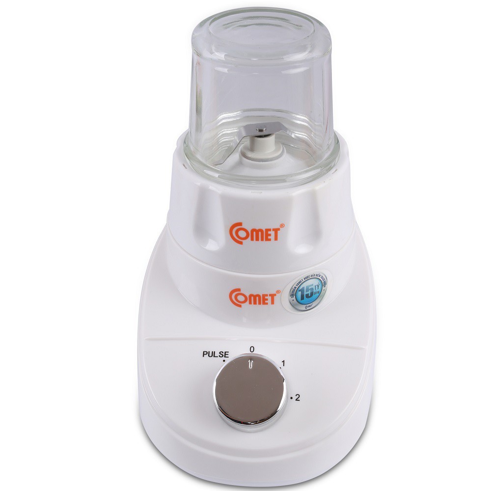 MÁY XAY SINH TỐ 2 CỐI THỦY TINH SIÊU BỀN COMET CM9976 ( 1.25 LÍT - BẢO VỆ CHỐNG QUÁ NHIỆT )