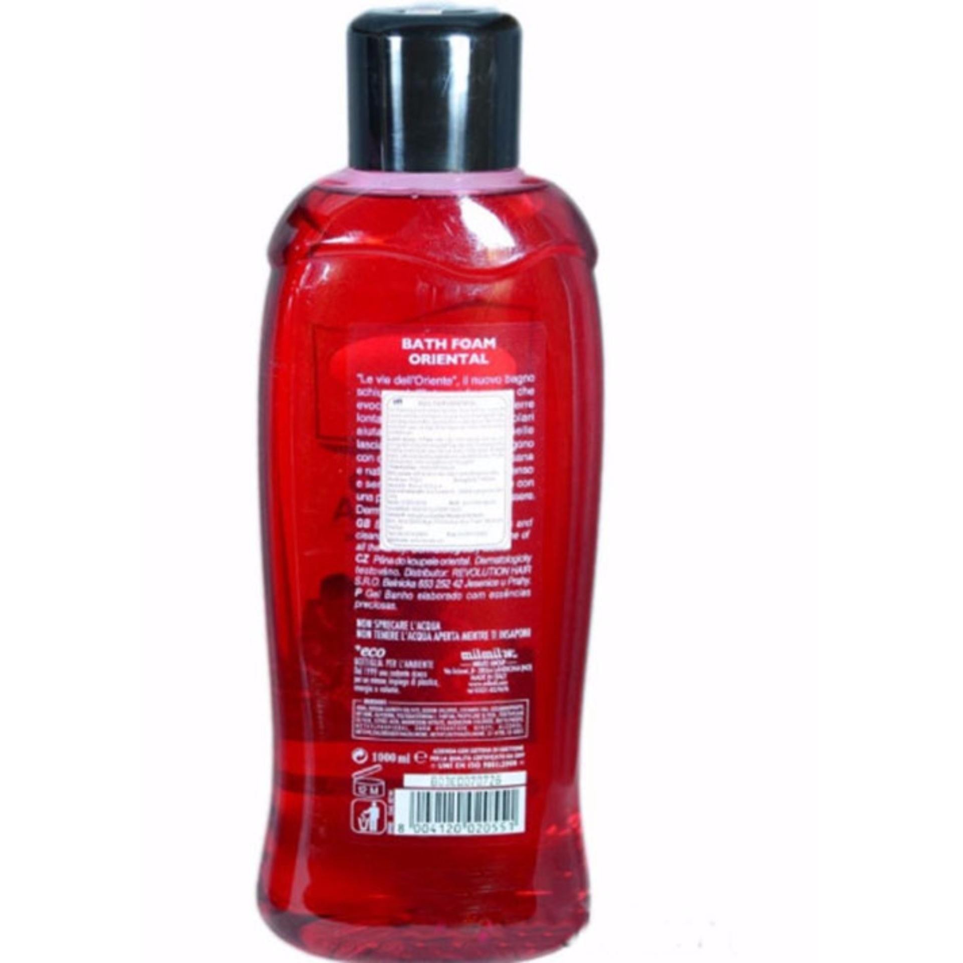 Sữa tắm hoa hồng đen Mil-mil của Ý (1000ml)