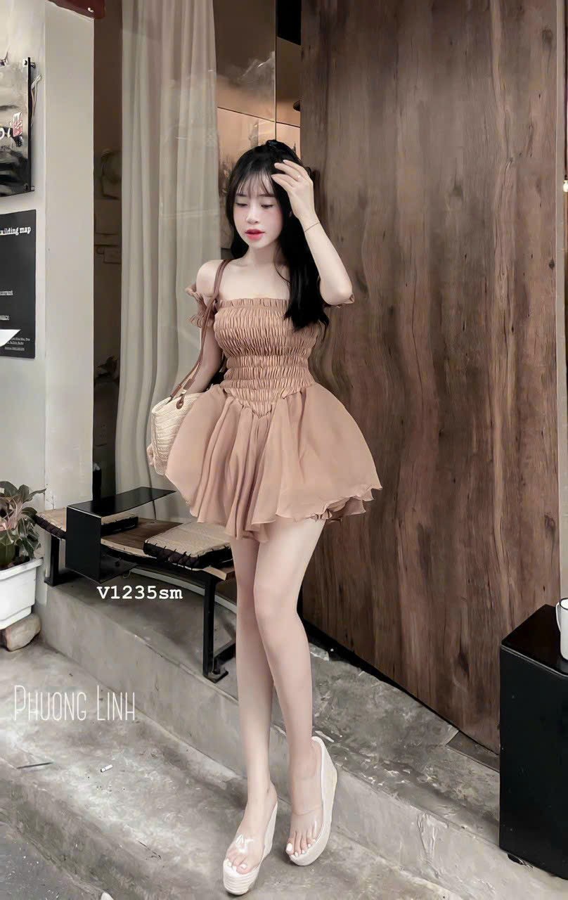 VÁY TƠ SÓNG, Váy , Váy đi tiệc