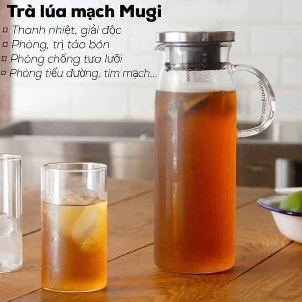 Trà gạo MUGI Nhật Bản 54 túi lọc (pha từ 1-2 Lít nước)