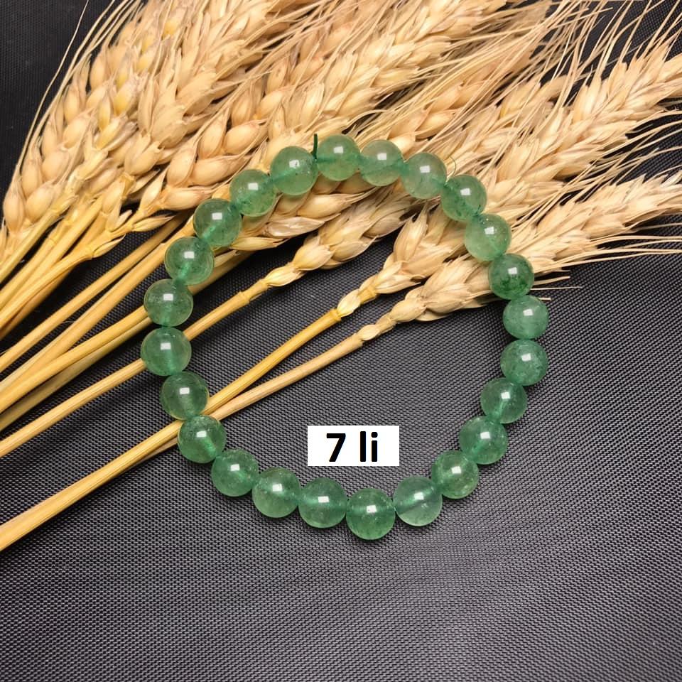 Vòng tay đá thạch anh dâu xanh