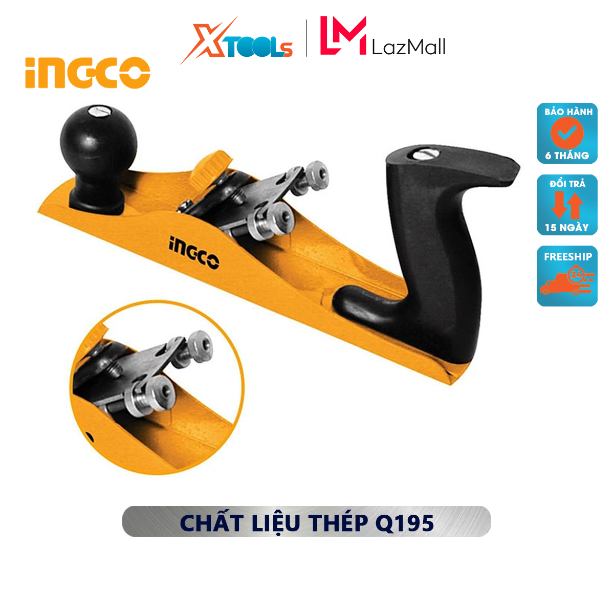 Wood shavings handheld ingco HPL01300 planing wood portable mini length 235mm, steel Q195, width depth Cell 44x2mm smooth, bevelling wooden [genuine] [XTools]