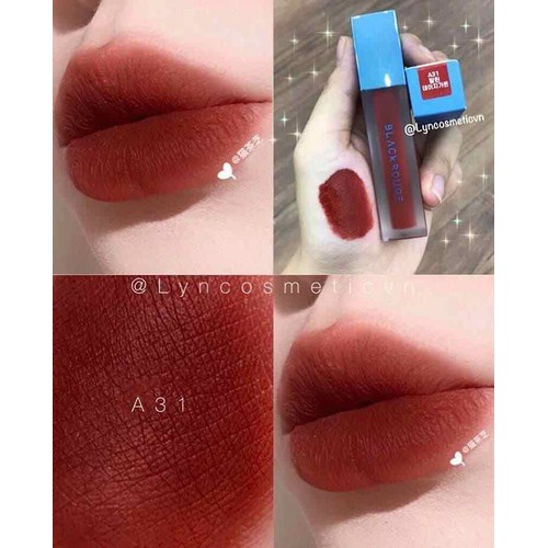 |Săn Sale Cuối Tuần| Son Kem Black Rouge Hàn Quốc Nắp Xanh – Giữ Màu 8 Tiếng Chất Son Mềm Mượt Che Phủ Vân Môi Tốt Độ Lì Cao Giá Cả Hợp Lý.