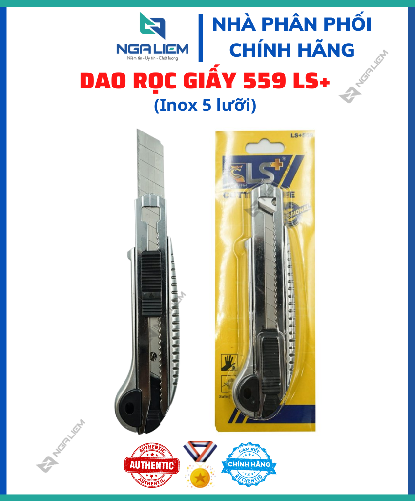 Dao rọc giấy 559 LS+ (5 lưỡi)