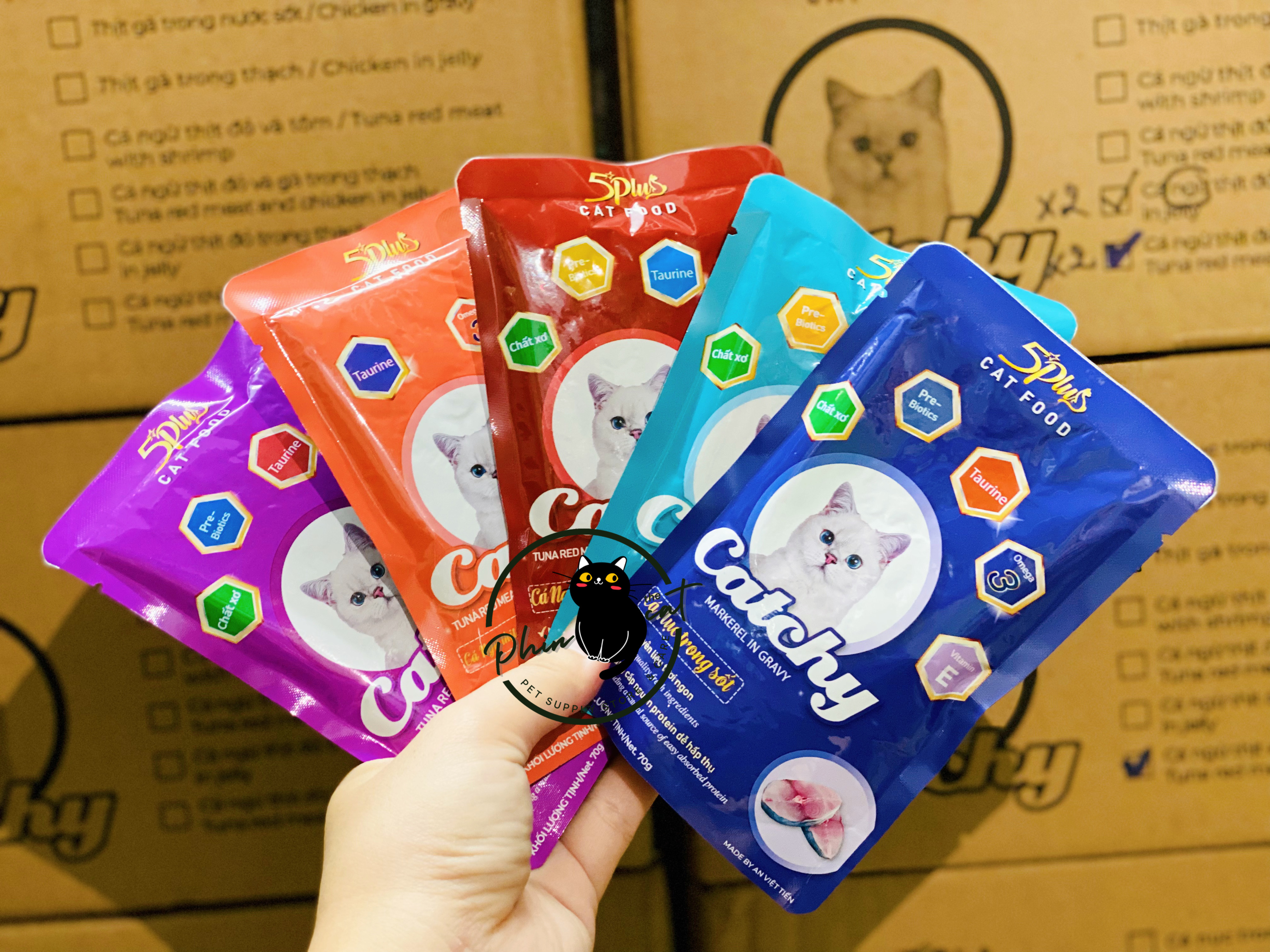 COMBO 12 gói Pate Mix Vị tự chọn (Joyneco, Nekko, MeowCat, Catchy, Snappty Tom, Bellotta, Moochie) | phinthecat