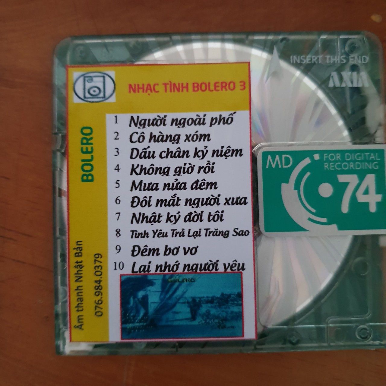 [MDCD] Bộ 6 Đĩa MD Bolero tuyển chọn