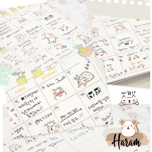 Set 336 Sticker Cảm Xúc Biểu Cảm Phong cách Hàn Quốc