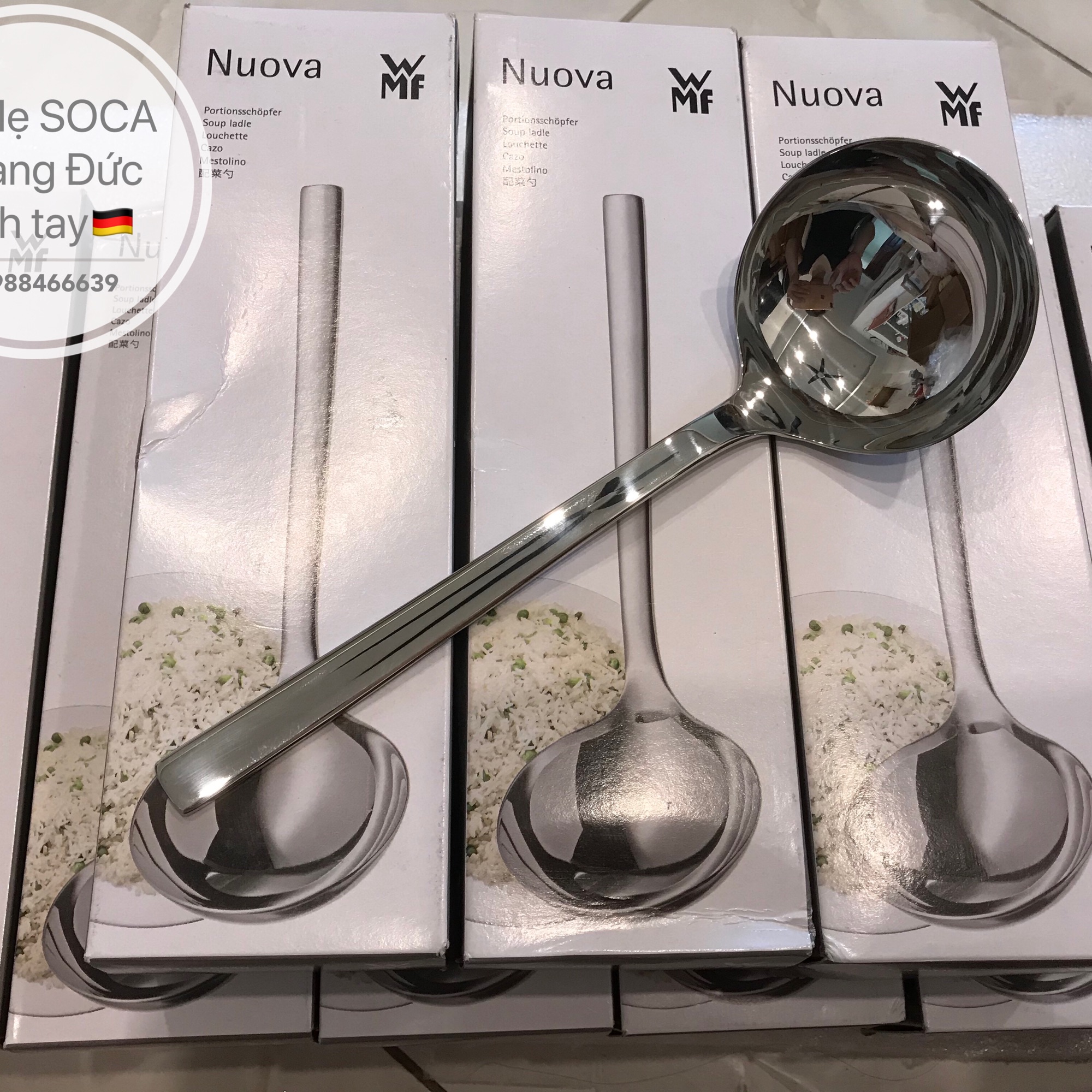 MUÔI WMF NOUVA 22CM - Hàng nội địa Đức