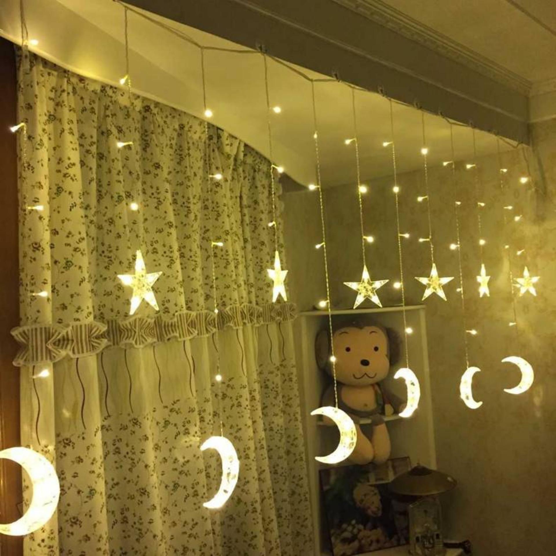 DÂY ĐÈN LED TRĂNG VÀ SAO LỚN LED NHIỀU MÀU