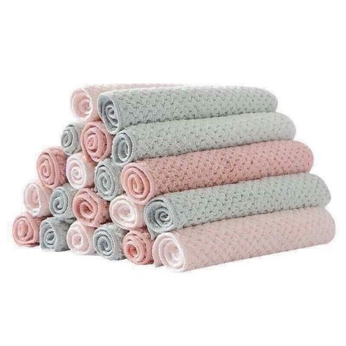 Combo 10 khăn lau bếp đa năng kích thước 30 x 30 (Giao ngẫu nhiên mẫu)