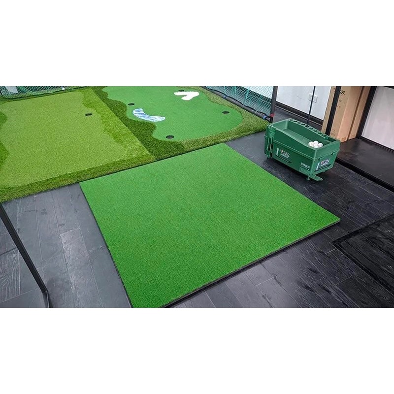 Golf Swing Practice Mat - Golf Practice Mat - Golf Swing Mat (Includes 1 Rubber Tee and 3 Practice Balls)