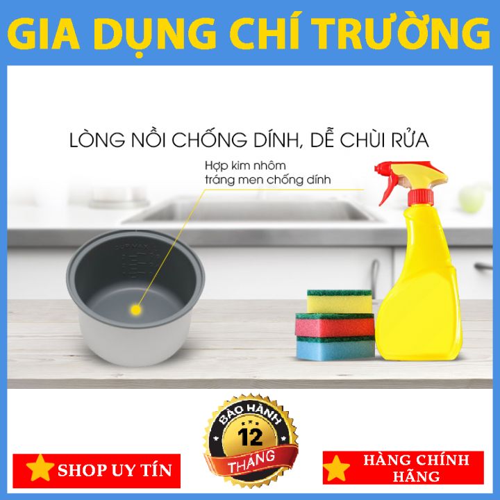 [NỒI CƠM ĐIỆN NẮP GÀI] Happycook 0.6 lít HC-060 Xanh