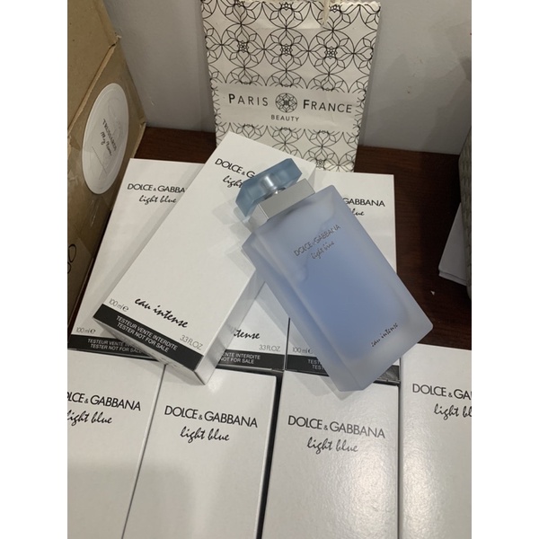 Nước hoa nữ D&G Light Blue Eau Intense EDP 100ml Tester (hộp như hình)