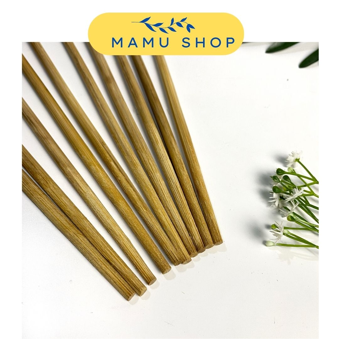 Đũa ăn cơm đũa gỗ tre thường Mamu shop M169
