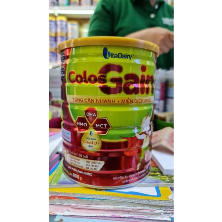 Sữa bột Vitadairy Colos Gain 800gr đủ loại cho bé ( date 2026- mã Qr tích xu)
