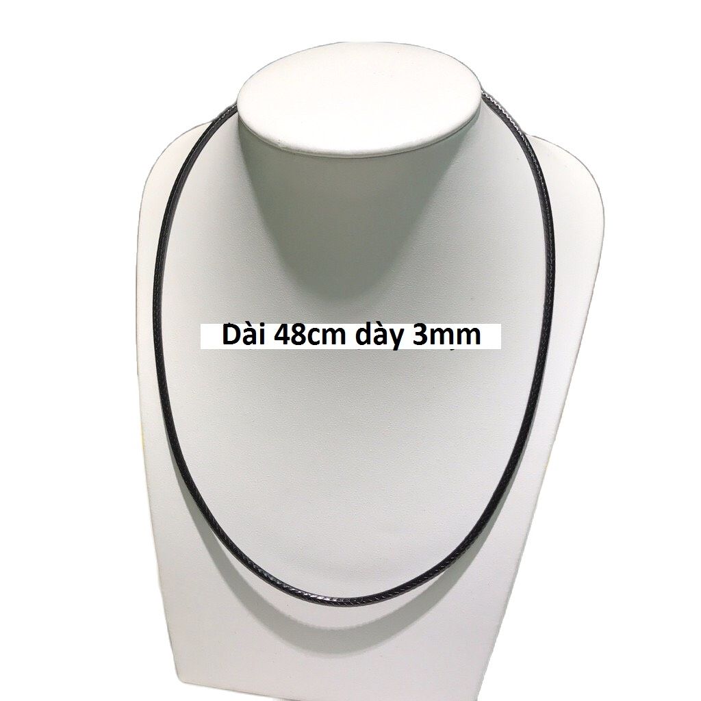 Vòng cổ dây da móc khóa nam châm