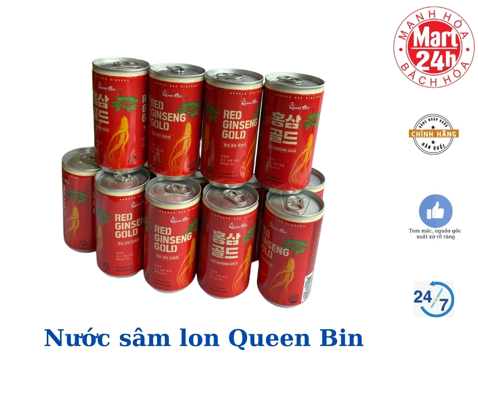 NƯỚC HỒNG SÂM RED GINSENG QUEEN BIN HÀN QUỐC