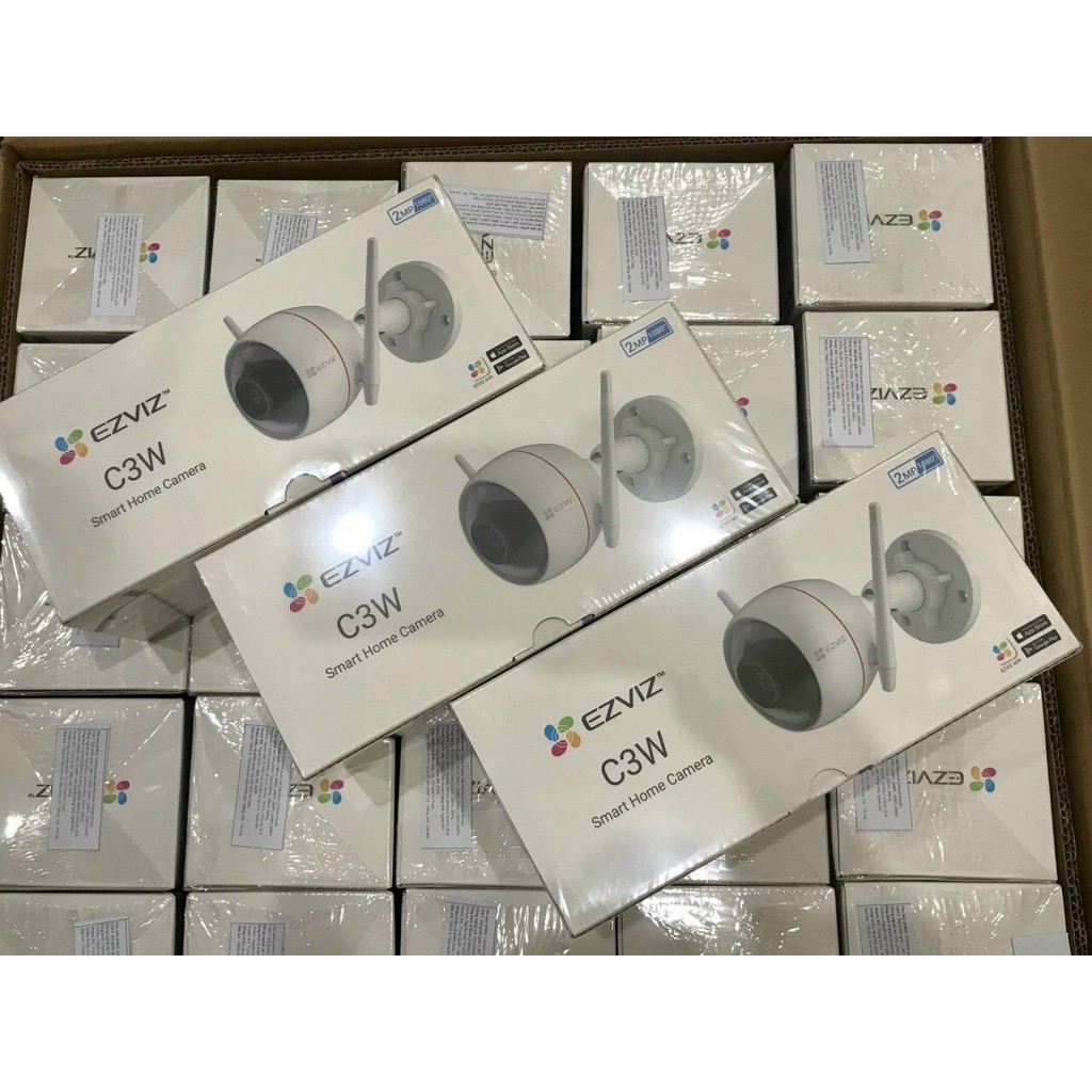 Camera Wifi EZVIZ C3W Pro 2M & 4MP Smart home camera (màu sắc 24/7, nhận diện AI, báo động, đàm thoại 2 chiều) & C6N