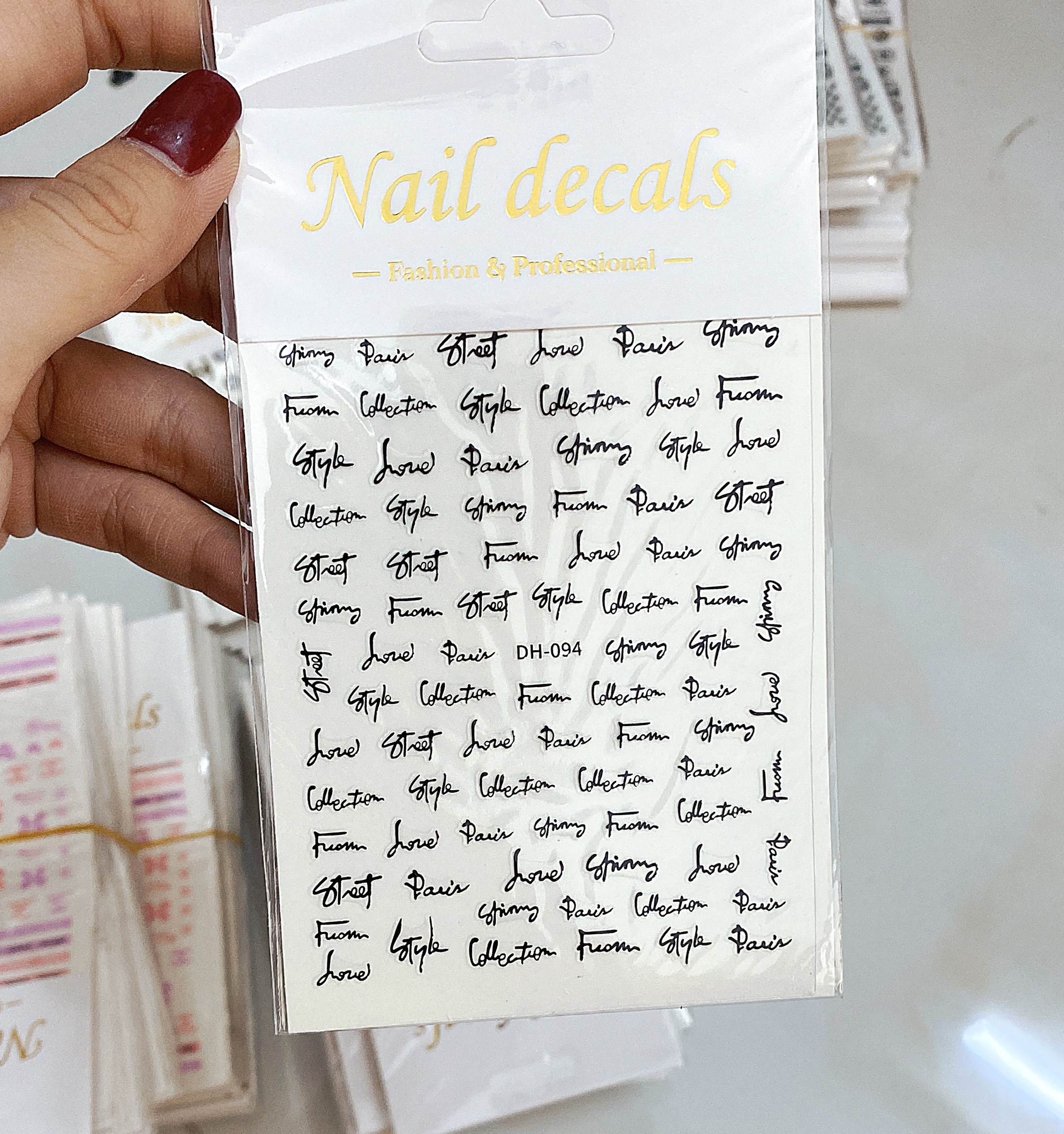 Sticker dán móng mẫu mới siêu đẹp - Mini Nails
