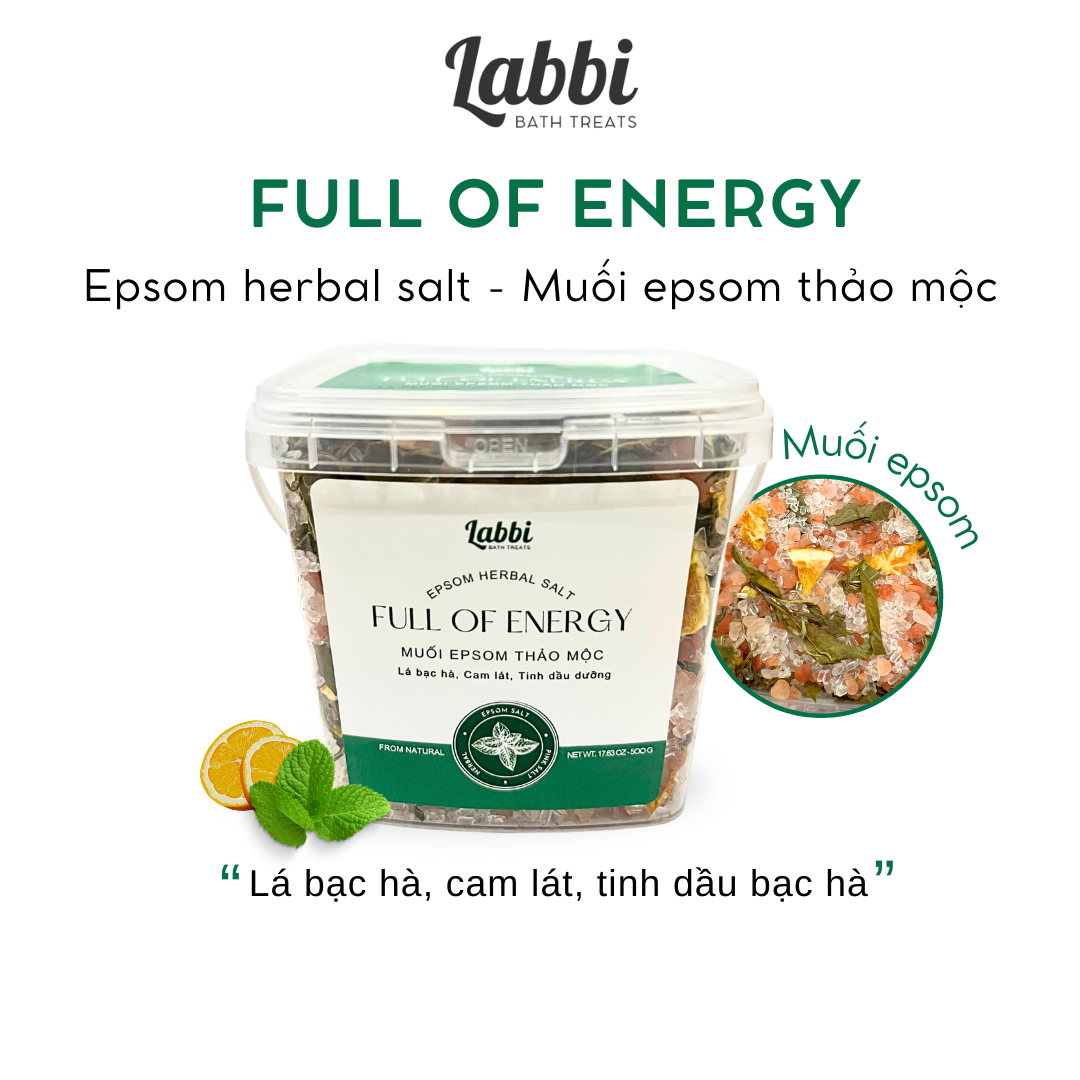 Muối epsom thảo mộc Epsom herbal salt / TỔNG HỢP