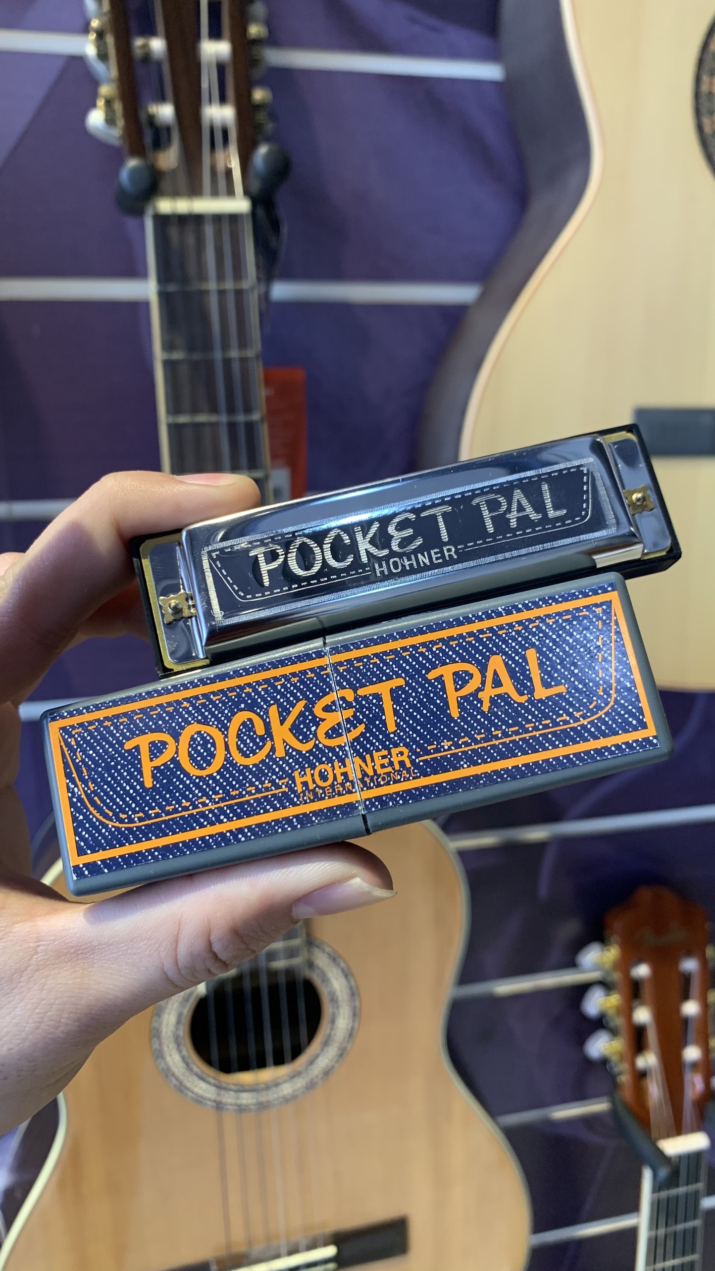Kèn Harmonica Diatonic Hohner Pocket Pal M59501 10 lỗ chính hãng -Phân Phối Nhạc Cụ Phụ Kiện Chính Hãng SolG