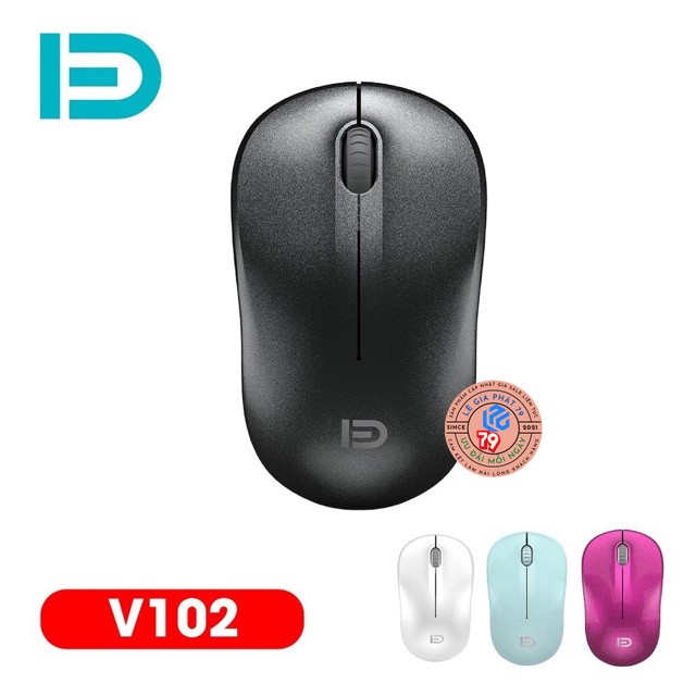 Chuột không dây Wireless FD V102 Pin dùng 12 Tháng