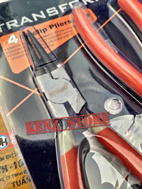 Bộ 4 kìm phe TRANSFORMER cao cấp, Bộ 4 kìm phanh