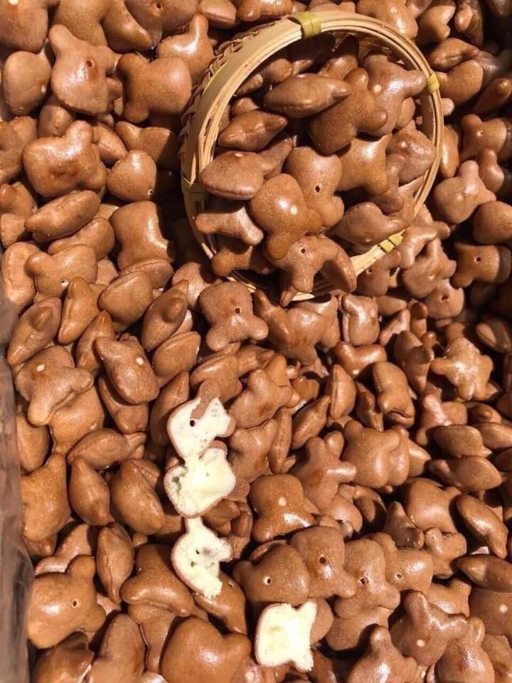 Bánh gấu nhân kem vị socola - 500gram