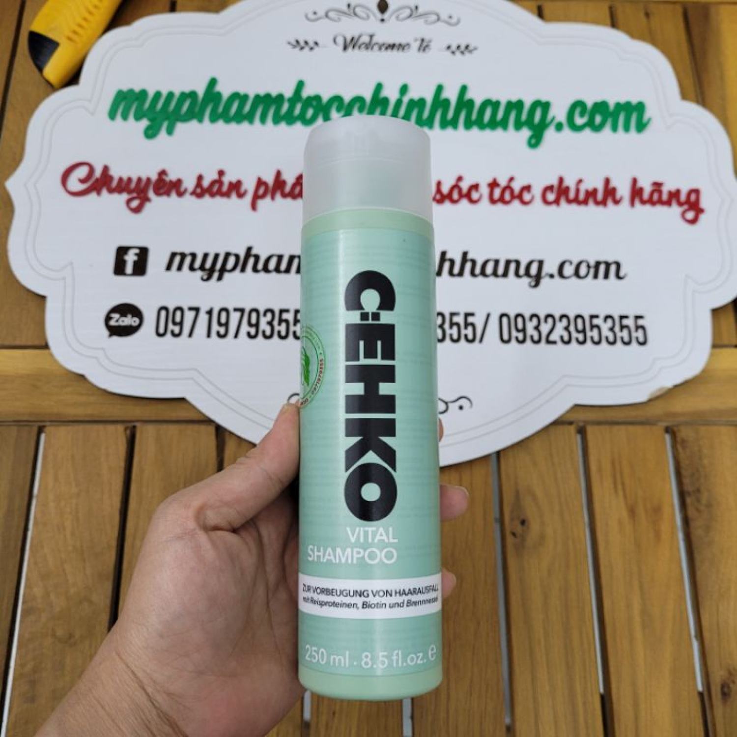 DẦU GỘI CHỐNG RỤNG TÓC CEHKO VÀ XỊT HỖ TRỢ MỌC TÓC 75ML