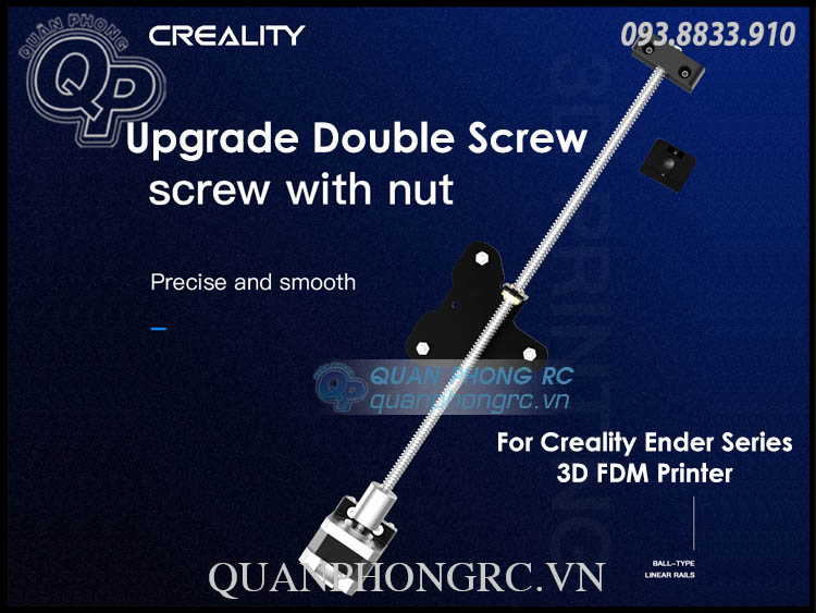 Bộ nâng cấp trục z creality dual screw rod upgrade kit for ender 3/pro/v2