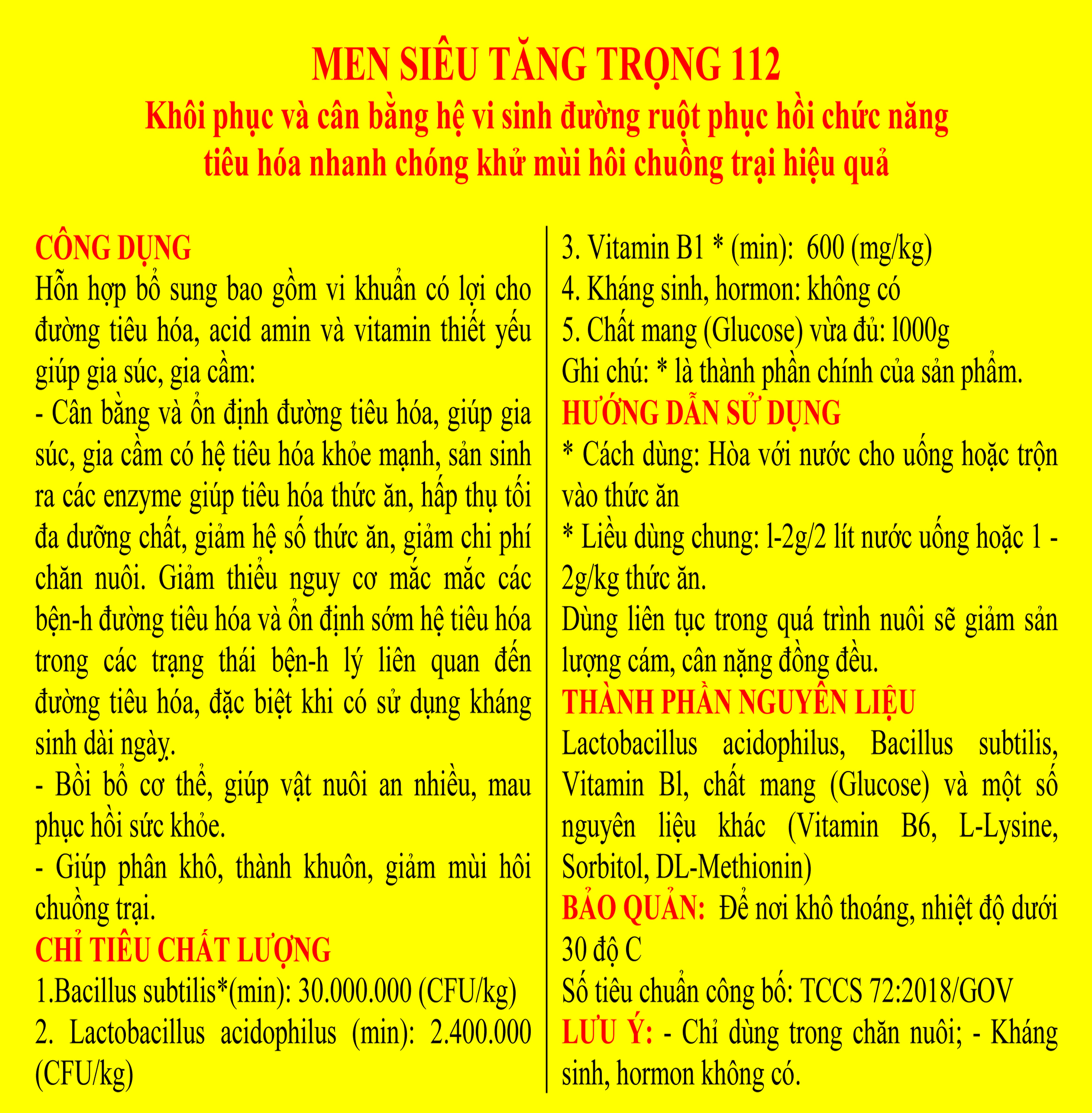 1 kg Men Siêu Tăng Trọng