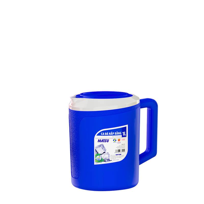[HCM]Ca đá nắp bằng 1 lít Duy Tân (12.6 x 17 x 16.4 cm) No.515